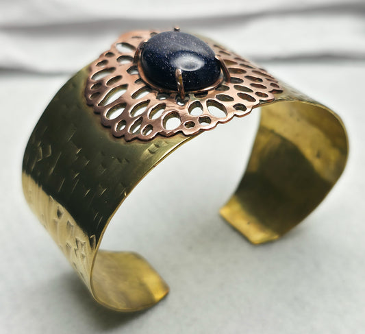 Celestial Brass Cuff