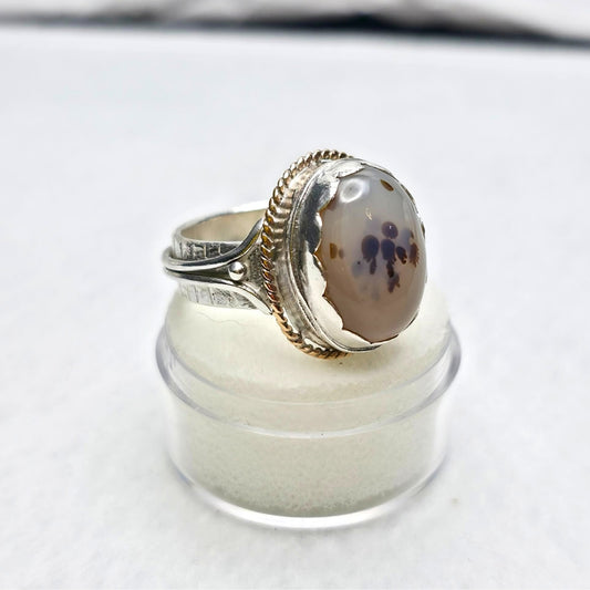 Dendritic Agate Ring