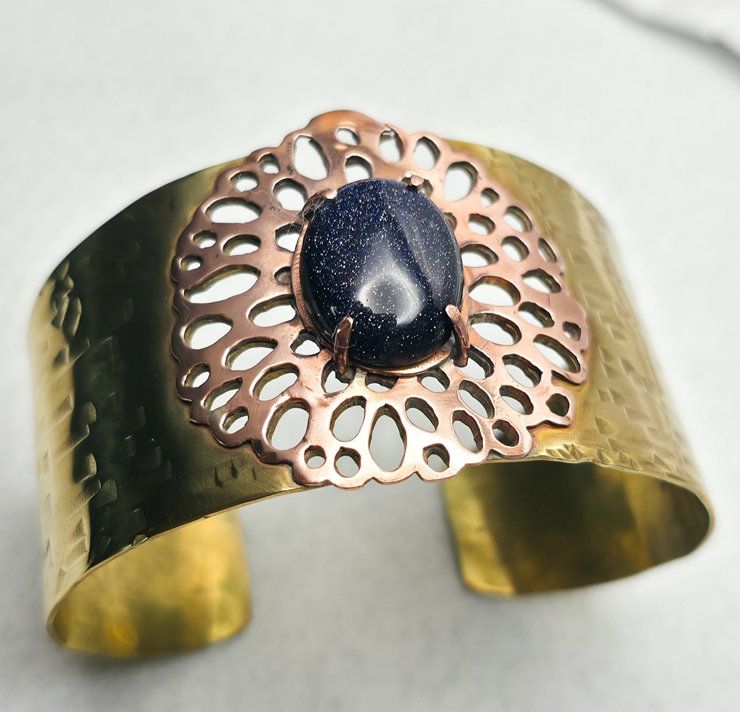 Celestial Brass Cuff