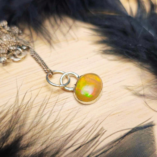 Fire Opal pendant