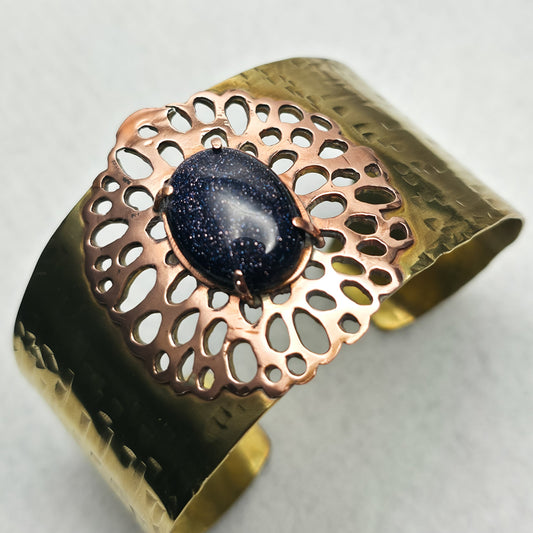 Celestial Brass Cuff