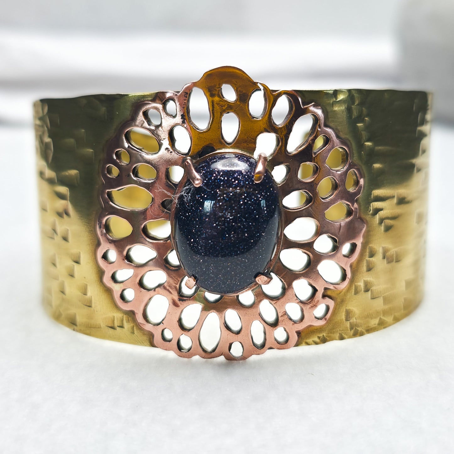 Celestial Brass Cuff