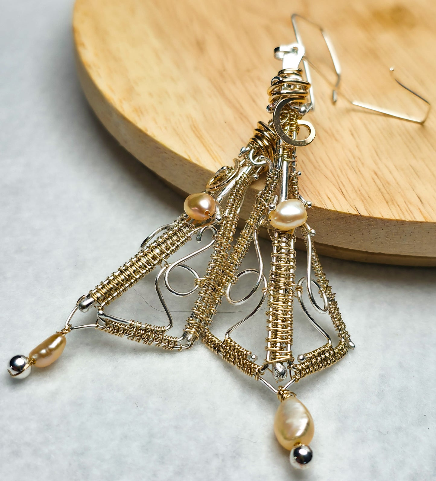Golden Silhouette Earrings