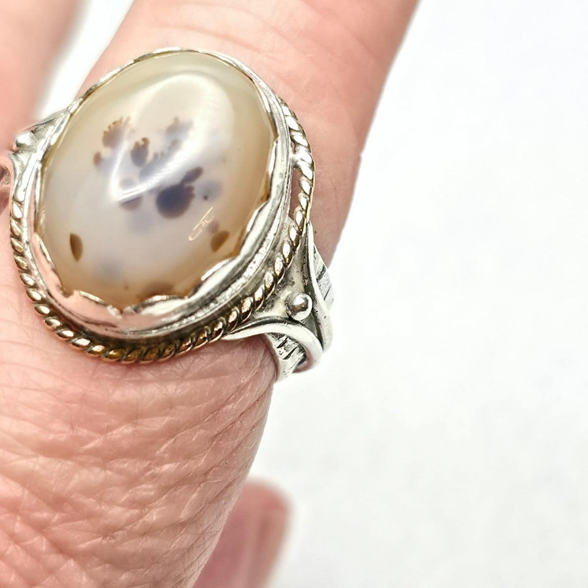 Dendritic Agate Ring