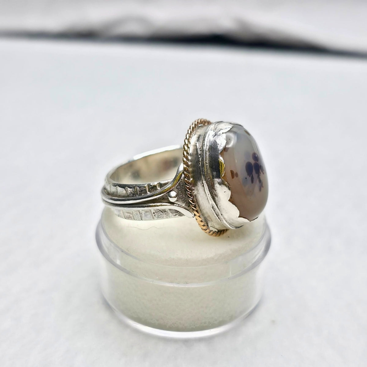 Dendritic Agate Ring