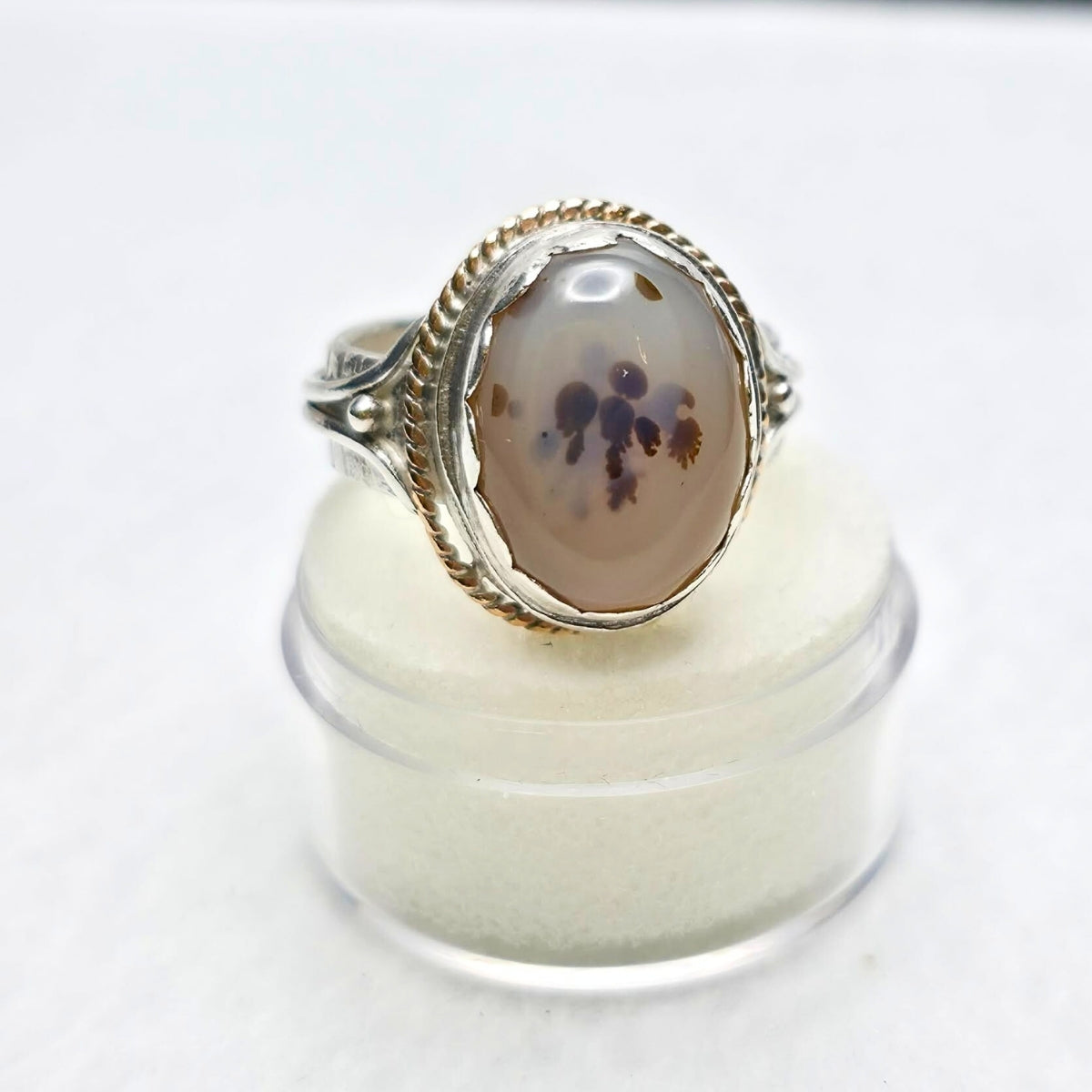 Dendritic Agate Ring