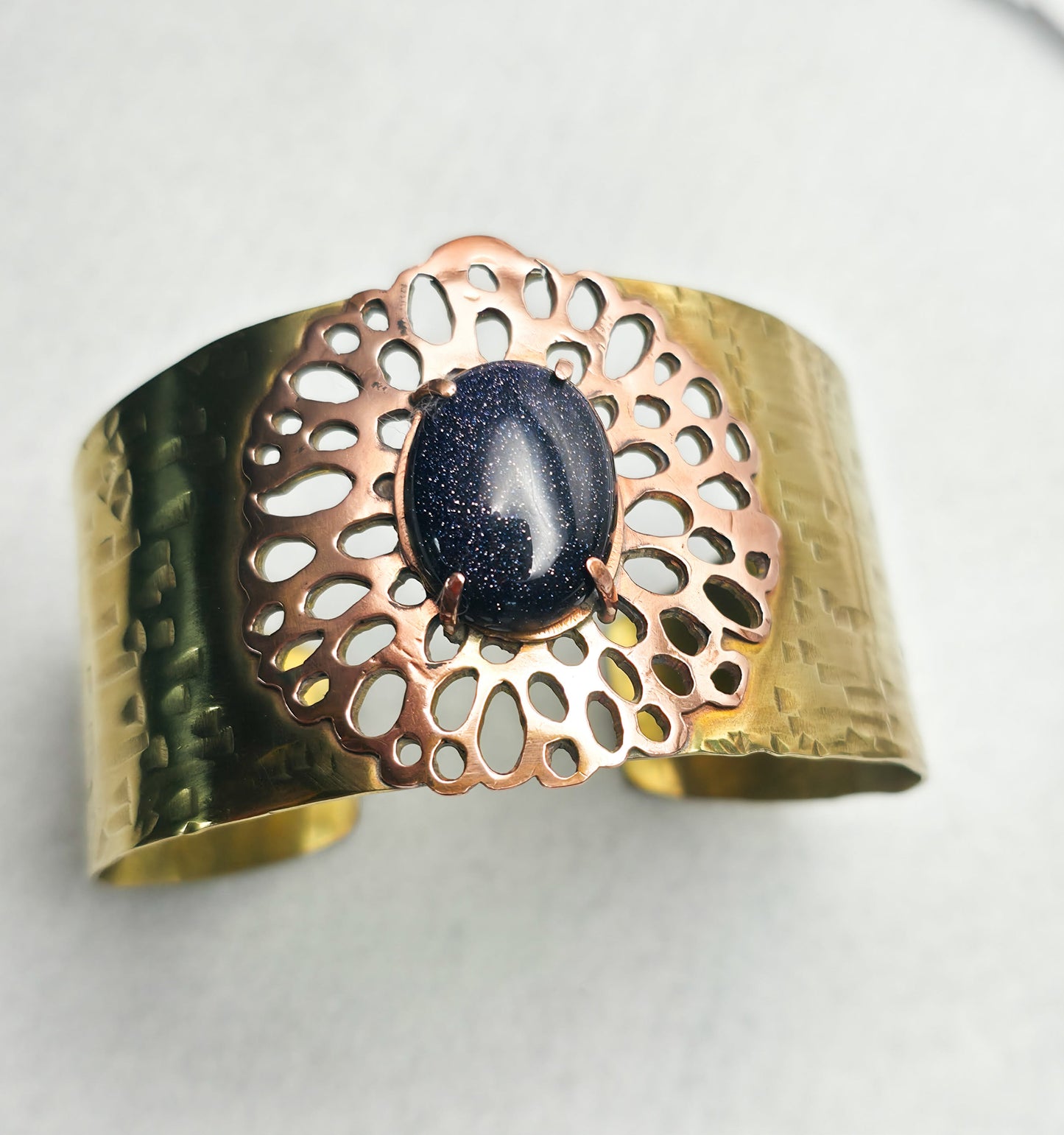 Celestial Brass Cuff