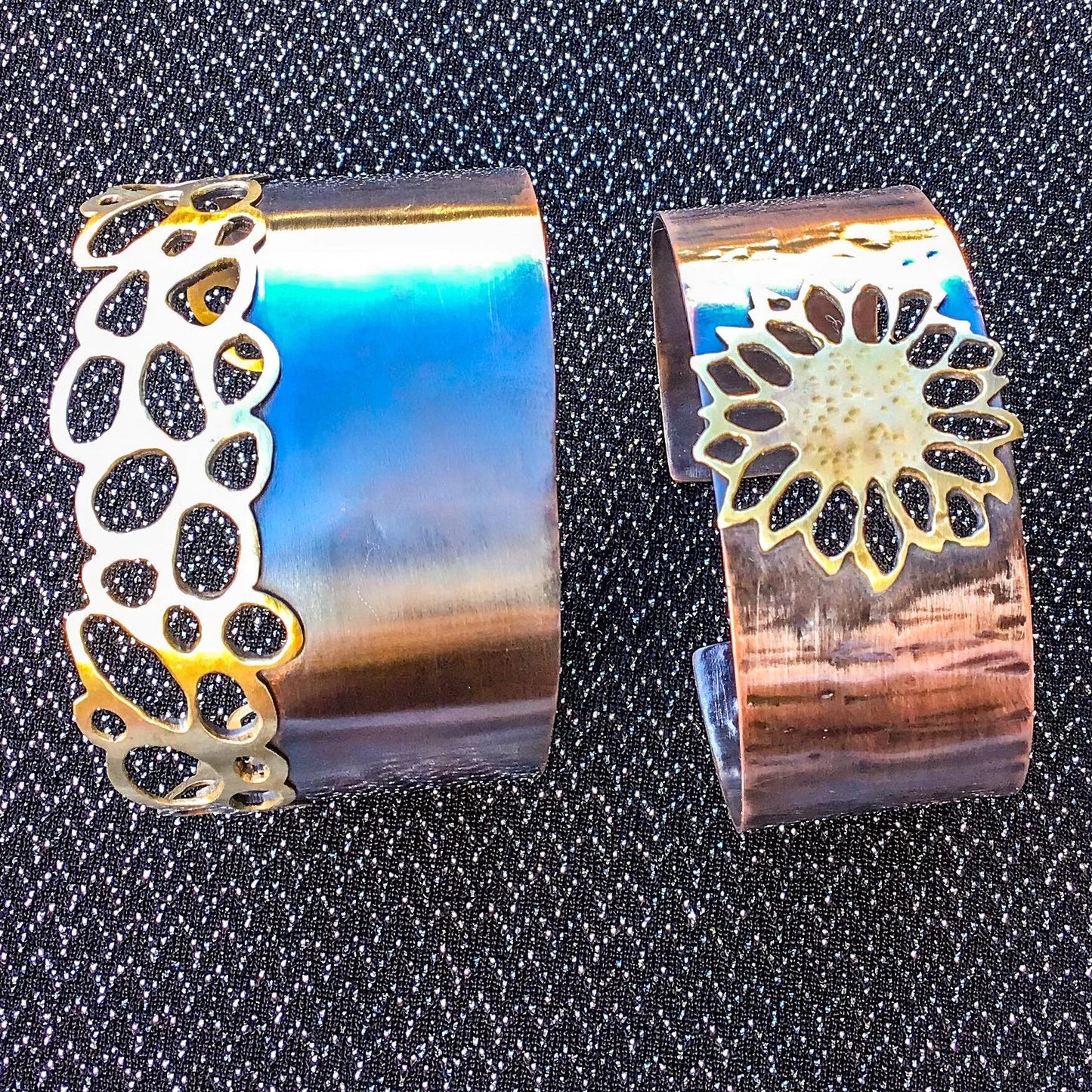 Antiqued copper cuff