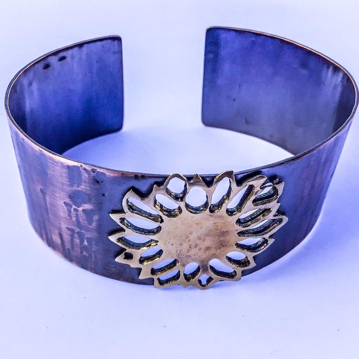 Sunflower Bracelet – Warm Healing Copper Jewelry for Fall Fashion