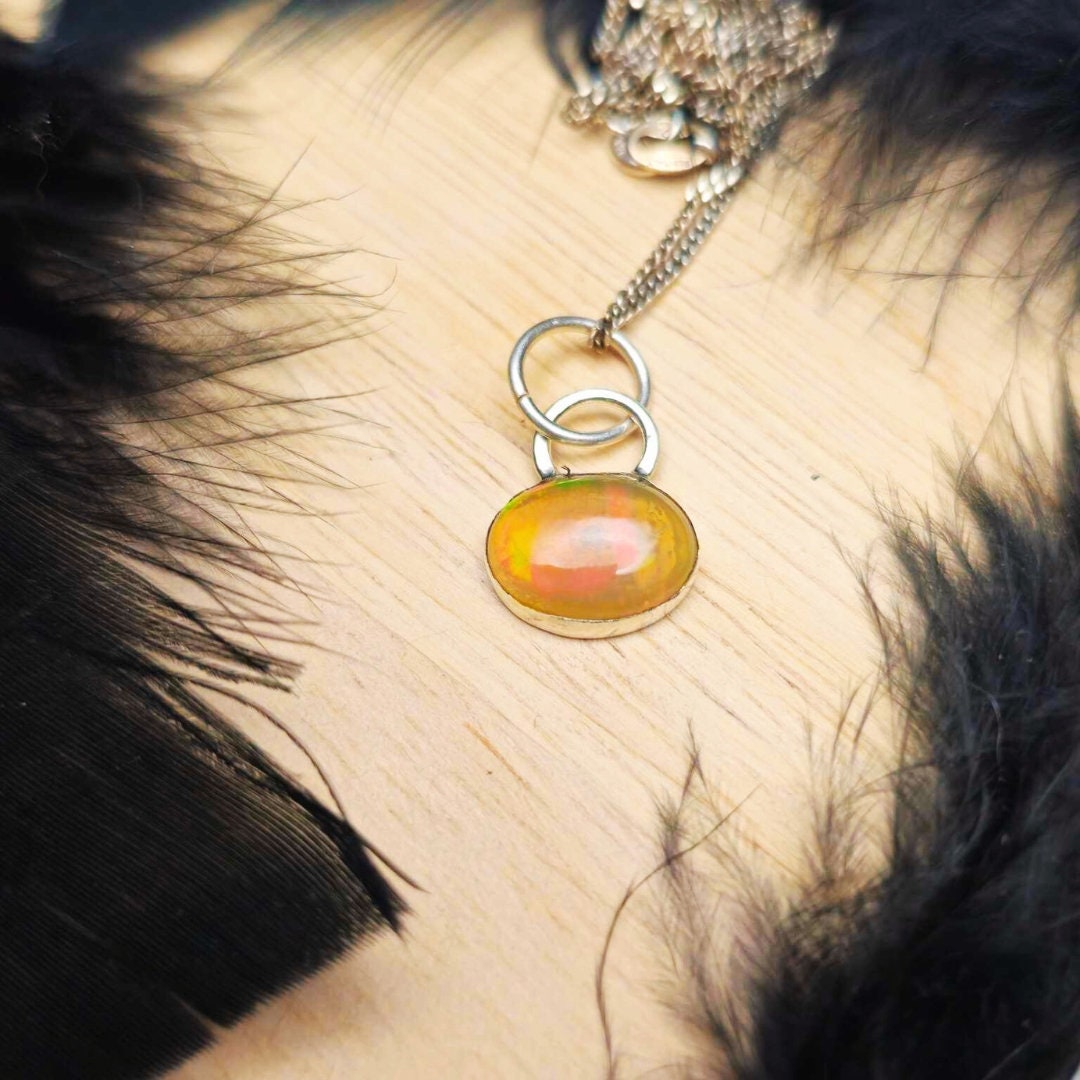 Fire Opal pendant