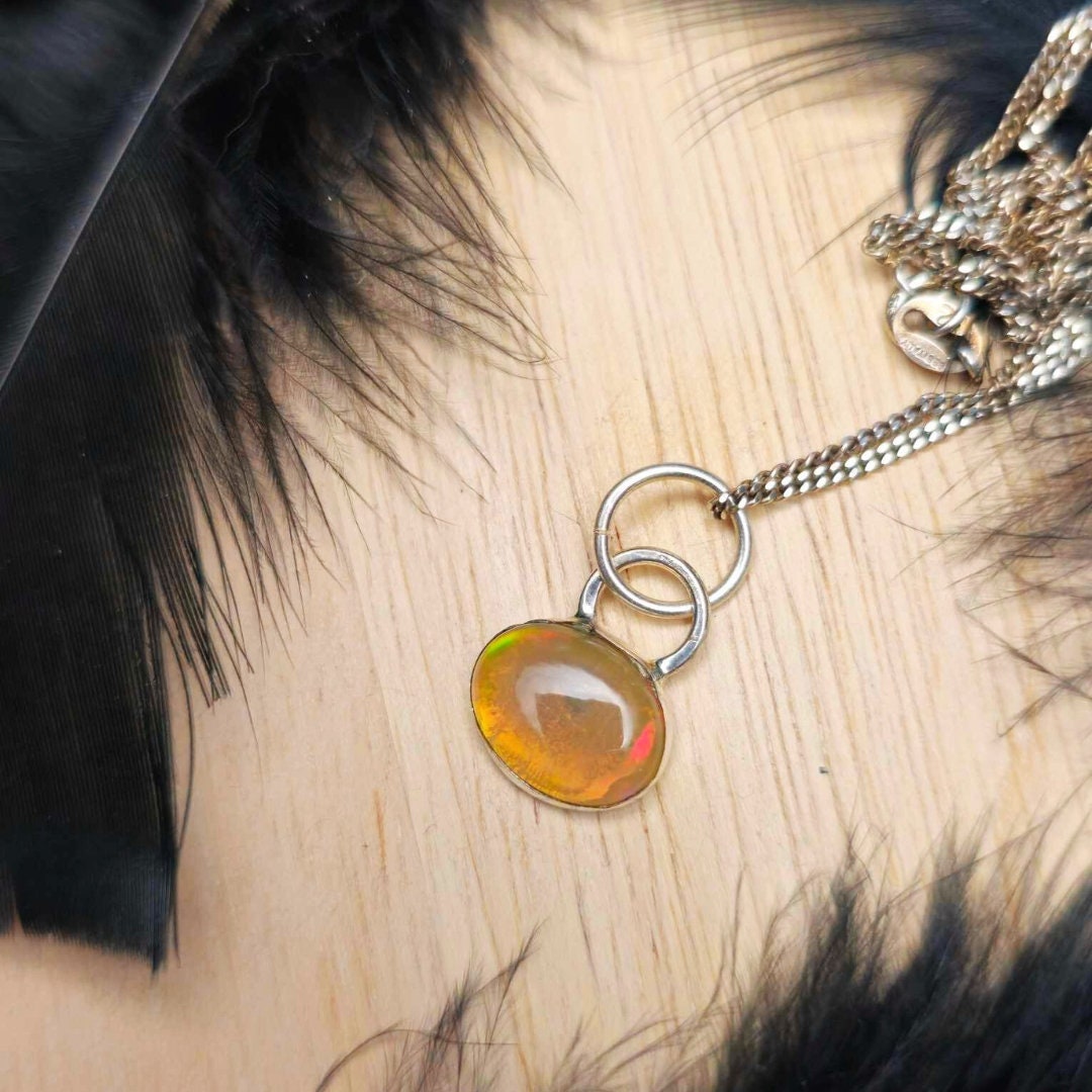 Fire Opal pendant