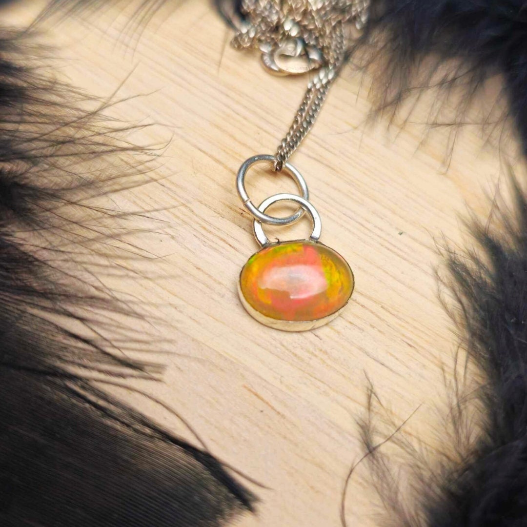 Fire Opal pendant
