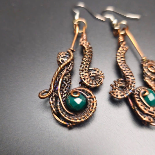 Intricate Turquoise Dangles