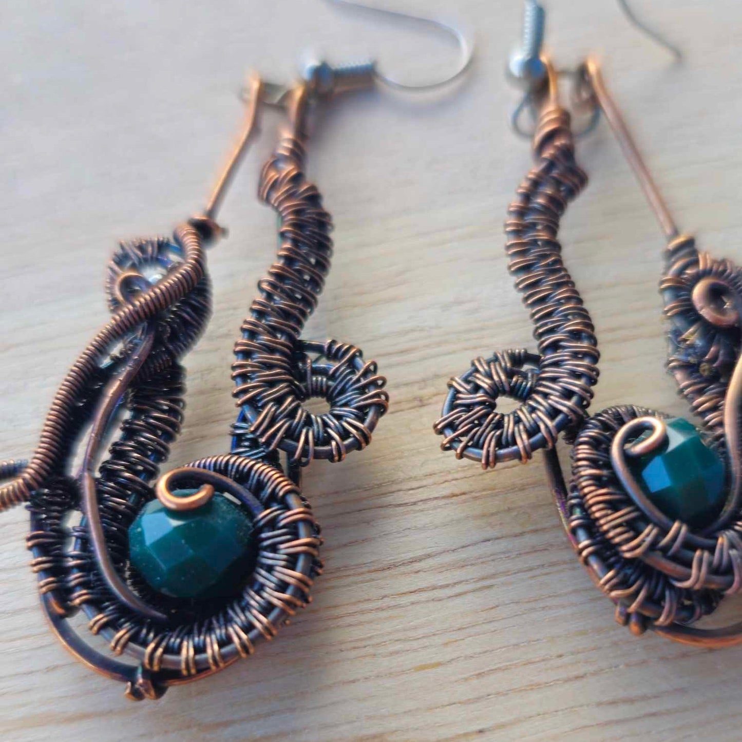Intricate Turquoise Dangles