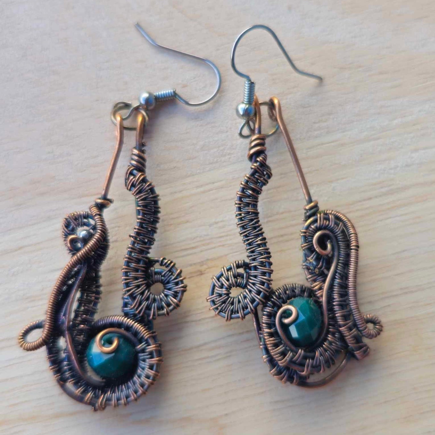 Intricate Turquoise Dangles