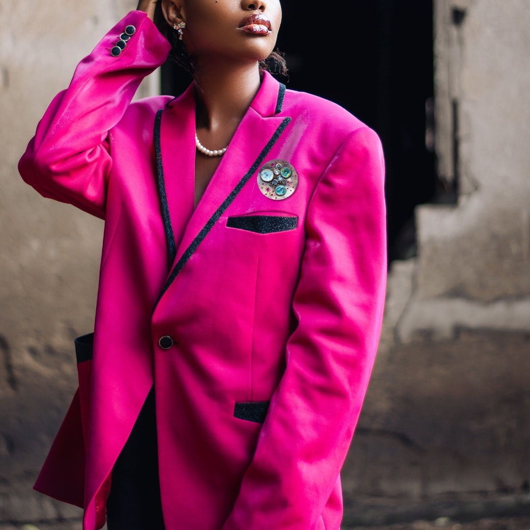 Copper Bubble Brooch