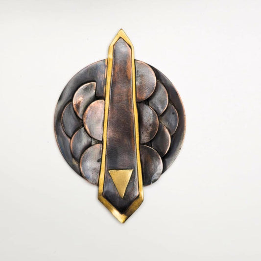 Dragon Scale Armor Inspired Brooch